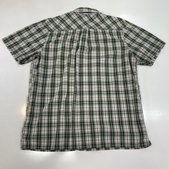 The North Face Men’s Pearl Snap Button Down Short Sleeve Plaid Shirt Size Large - Picture 6 of 6